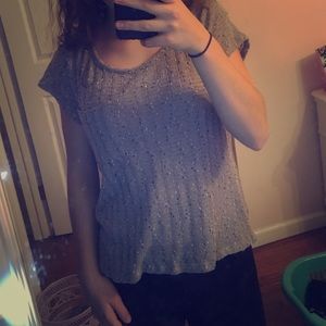 Knit light grey T-Shirt